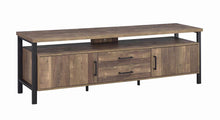 Load image into Gallery viewer, 71" 2-drawer Rectangular Tv Console Rustic Oak
