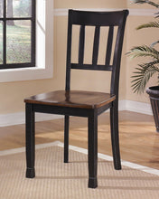 Load image into Gallery viewer, Owingsville - Black/Brown - 7 Pc. - Rectangular Dining Room Table, 6 Side Chairs