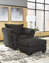 Load image into Gallery viewer, Darcy - Blue - 2 Pc. - Chair with Ottoman