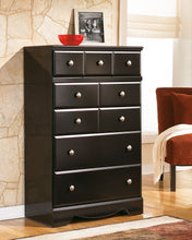 Load image into Gallery viewer, Shay - Almost Black - Five Drawer Chest