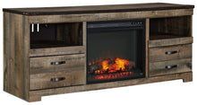 Load image into Gallery viewer, Trinell - Brown - LG TV Stand w/Fireplace Option