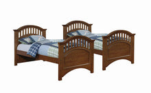 Load image into Gallery viewer, Halsted Bunk Bed - Halsted Twin Over Full Bunk Bed walnut