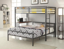 Load image into Gallery viewer, Fisher Workstation Loft Bed - Fisher Full Metal Bed Gunmetal