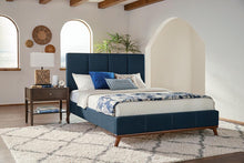 Load image into Gallery viewer, Charity Collection - Blue - Charity Eastern King Upholstered Bed Blue