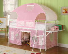 Load image into Gallery viewer, Sweetheart Tent Bed - Pink - Sweetheart Tent Loft Bed Pink And White