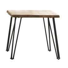 Load image into Gallery viewer, Gano End Table With Hairpin Leg Natural And Matte Black