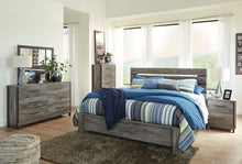 Load image into Gallery viewer, Cazenfeld - Black/Gray - 5 Pc. - Dresser, Mirror, Queen Panel Bed