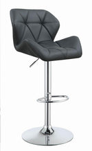 Load image into Gallery viewer, Rec Room/bar Stools: Height Adjustable - Grey - Adjustable Bar Stools Chrome And Grey (Set of 2)