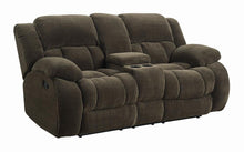 Load image into Gallery viewer, Weissman Motion Collection - Chocolate - Weissman Motion Loveseat With Console Chocolate