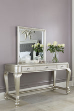 Load image into Gallery viewer, Coralayne - Silver - 3 Pc. - Vanity and Mirror with Stool