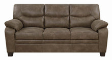 Load image into Gallery viewer, Brown - Meagan Upholstered Sofa Brown With Pillow Top Arms