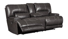 Load image into Gallery viewer, McCaskill - Gray - DBL Rec Loveseat w/Console