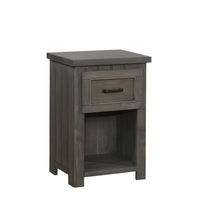Load image into Gallery viewer, Napoleon Collection - Napoleon 1-drawer Nightstand With Usb Charging Ports Gunsmoke