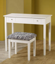Load image into Gallery viewer, Zebra - 2-piece Vanity Set White And Zebra