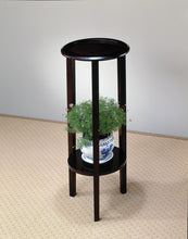 Load image into Gallery viewer, Round Accent Table With Bottom Shelf Espresso