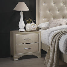 Load image into Gallery viewer, Beaumont 2-drawer Rectangular Nightstand Champagne