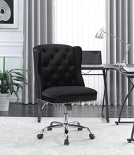 Load image into Gallery viewer, Home Office : Chairs - Black - Upholstered Tufted Office Chair Black And Chrome