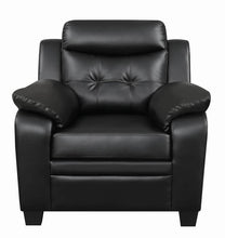 Load image into Gallery viewer, Black - Finley Tufted Upholstered Chair Black
