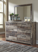 Load image into Gallery viewer, Derekson - Multi Gray - 5 Pc. - Dresser, Mirror, Full Panel Bed