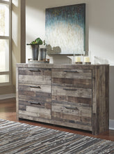 Load image into Gallery viewer, Derekson - Multi Gray - 5 Pc. - Dresser, Mirror, Queen Panel Bed