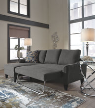 Load image into Gallery viewer, Jarreau - Gray - Sofa Chaise Sleeper