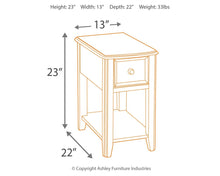 Load image into Gallery viewer, Breegin - Almost Black - Chair Side End Table