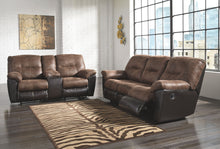 Load image into Gallery viewer, Follett - Coffee - DBL Rec Loveseat w/Console