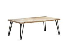 Load image into Gallery viewer, Gano Coffee Table With Hairpin Leg Natural And Matte Black