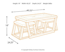 Load image into Gallery viewer, Kelton - Espresso - Cocktail TBL w/2 Stools (3/CN)