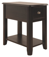 Load image into Gallery viewer, Breegin - Almost Black - Chair Side End Table