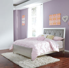 Load image into Gallery viewer, Olivet - Silver - Twin Panel Bed