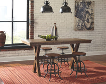 Load image into Gallery viewer, Pinnadel - Light Brown - Swivel Stool (2/CN)