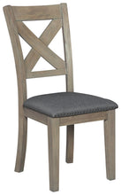 Load image into Gallery viewer, Aldwin - Gray - Dining UPH Side Chair (2/CN)