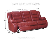 Load image into Gallery viewer, Vacherie - Salsa - 2 Pc. - Reclining Sofa, Double Reclining Loveseat with Console