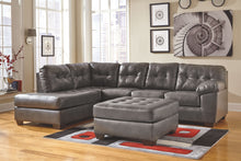 Load image into Gallery viewer, Alliston - Chocolate - 3 Pc. - Left Arm Facing Sofa, Right Arm Facing Corner Chaise Sectional, Ottoman