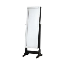 Load image into Gallery viewer, Storage Jewelry Cheval Mirror Black