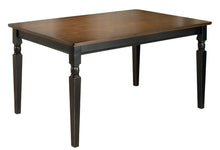 Load image into Gallery viewer, Owingsville - Black/Brown - Rectangular Dining Room Table