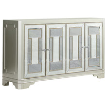 Load image into Gallery viewer, 4-door Accent Cabinet Smoke And Champagne