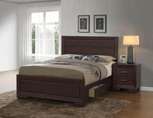 Load image into Gallery viewer, Fenbrook Collection - Kauffman California King Storage Bed Dark Cocoa