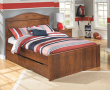 Load image into Gallery viewer, Barchan - Medium Brown - Twin Panel Bed with Trundle
