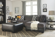Load image into Gallery viewer, Kumasi - Smoke - 3 Pc. - Left Arm Facing Sofa, Right Arm Facing Corner Chaise Sectional, Mallacar Table Set