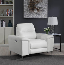 Load image into Gallery viewer, Largo Motion Collection - White - Largo Upholstered Power Recliner White