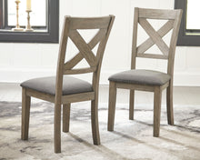 Load image into Gallery viewer, Aldwin - Gray - Dining UPH Side Chair (2/CN)