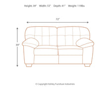Load image into Gallery viewer, Accrington - Earth - Loveseat