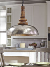 Load image into Gallery viewer, Joziah - Antique Silver Finish - Metal Pendant Light (1/CN)