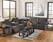 Load image into Gallery viewer, Acieona - Slate - Reclining Sofa with Drop Down Table, Wedge, Double Rec Loveseat with Console Sectional