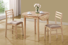 Load image into Gallery viewer, Packaged Sets: 3 Pc Set - Beige - 3-piece Dining Set With Drop Leaf Natural And Tan