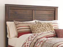 Load image into Gallery viewer, Quinden - Dark Brown - Queen Panel Headboard