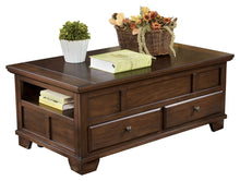 Load image into Gallery viewer, Gately - Medium Brown - Lift Top Cocktail Table