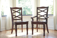 Load image into Gallery viewer, Porter - Rustic Brown - Dining Room Arm Chair (2/CN)